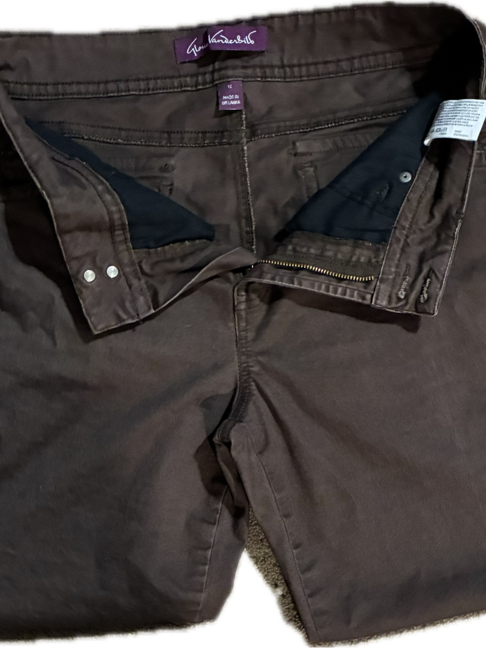 Talbots Dark Brown Women's Capris - Straight Fit